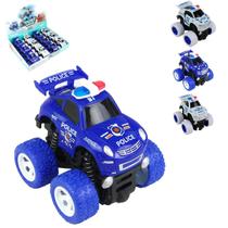 Carrinho de Fricção Plástico 4x4 360 Police Color - Tudo em Caixa