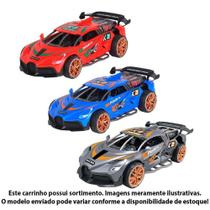 Carrinho de Fricção - Racer Power - Luz e Som - Sortido - DM Toys Carrinho de Fricção - Racer Power - Luz e Som - Sortido - DM Toys
