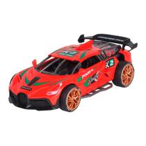 Carrinho de Fricção - Racer Power - Luz e Som - Vermelho - DM Toys