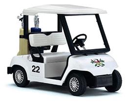 Carrinho de golfe de brinquedo KinsFun Die Cast Metal Model Pullback Action