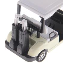 Carrinho de golfe de liga leve azul, escala 1/20, modelo de Carrinho de golfe de liga leve azul, escala 1/20, modelo de