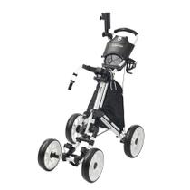 Carrinho de golfe dobrável FLAGTAG de 4 rodas com acessórios Carrinho de golfe dobrável FLAGTAG de 4 rodas com acessórios