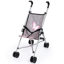 Carrinho de guarda-chuva Bayer Design Grey para bonecas de até 45 cm Carrinho de guarda-chuva Bayer Design Grey para bonecas de até 45 cm