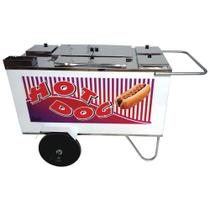 Carrinho de Hot-Dog Alsa 60 cm com Chapa Roda Pneumática CH3P