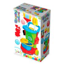 Carrinho De Limpeza Infantil Brinquedo Carrinho Completo Estimule a Criatividade e Organização Completo e Divertido para os Pequenos