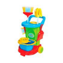 Carrinho De Limpeza Infantil Cleaning Trolley Colorido - Maral