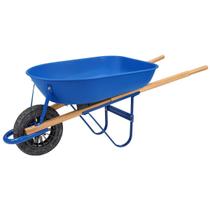 Carrinho de Mão Azul Com Pneu Maciço 50L (77704/412) - Tramontina Carrinho de Mão Azul Com Pneu Maciço 50L (77704/412) - Tramontina