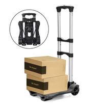 Carrinho De Mão Dobrável Alumínio Compras Bagagens Carga Caixa Capacidade 40kg Com Corda - Idea Carrinho De Mão Dobrável Alumínio Compras Bagagens Carga Caixa Capacidade 40kg Com Corda - Idea