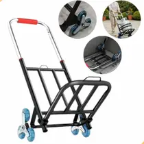 Carrinho De Mão Dobrável Para Transporte E Compras Feira