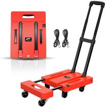 Carrinho de Mão Dobrável SPACEKEEPER 6 Rodas 500LB Laranja