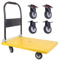 Carrinho de mão LFGUD, plataforma, capacidade de 300 kg, caminhão dobrável