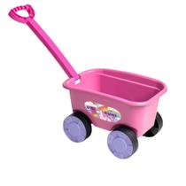 Carrinho De Mão Multifunções Wagon Unicórnio +18 Meses Rosa