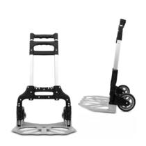 Carrinho De Mão Para Carga Dobrável Plataforma 51kg