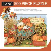 Carrinho de mão Puzzle Lang 500PC Harvest Wheelbarrow
