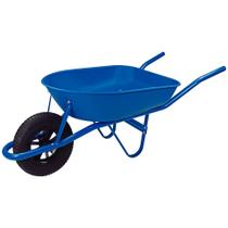 Carrinho de Mão Tramontina com Caçamba Rasa Plástica Azul 50 L, Braço Metálico e Pneu com Câmara Carrinho de Mão Tramontina com Caçamba Rasa Plástica Azul 50 L, Braço Metálico e Pneu com Câmara