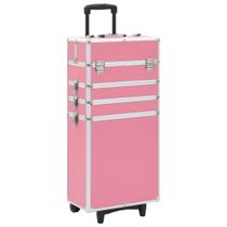 Carrinho de maquiagem vidaXL Aluminium Pink