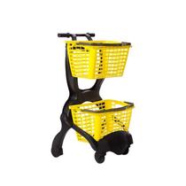 Carrinho De Mercado Supermercado Compras Ecoflex Cesta 25lts Carrinho De Mercado Supermercado Compras Ecoflex Cesta 25lts