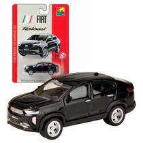 Carrinho De Metal Fiat Fastback 1:64 Original, CKS Toys, Pneus De Borracha, Miniatura Colecionador