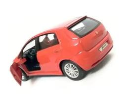 Carrinho De Metal Fiat Punto Para Colecionador Hobby Retrô