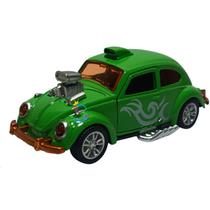 Carrinho de Metal Fusca Turbinado McFive Die-Cast Model 1981 Escala 1:36 Verde 6836-38 - Dorémi