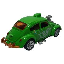Carrinho de Metal Fusca Turbinado McFive Die-Cast Model 1981 Escala 1:36 Verde 6836-38 - Dorémi