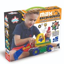 Carrinho de Montar Escavadeira Max Ferramentas de Brinquedo