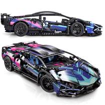 Carrinho De Montar Mais De 1000 Peças Bloco Construção Lambo Carrinho De Montar Mais De 1000 Peças Bloco Construção Lambo