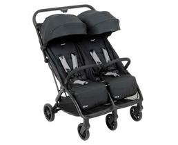 Carrinho de Passeio Baby Gêmeos New Twingo Black Burigotto Carrinho de Passeio Baby Gêmeos New Twingo Black Burigotto