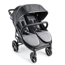 Carrinho de passeio duplo Gaggle Roadster Duo Side by Side Black