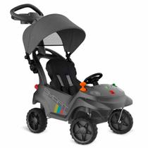 Carrinho de Passeio e Andador - Smart Baby Comfort Grafite - Bandeirante