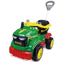 Carrinho de Passeio e Pedal 2x1 Tractor Agro Verde Maral Carrinho de Passeio e Pedal 2x1 Tractor Agro Verde Maral