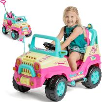 Carrinho de Passeio e Pedal Andador Calesita Diipi Rainbow Carrinho de Passeio e Pedal Andador Calesita Diipi Rainbow