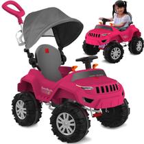 Carrinho de Passeio e Pedal Bandeirante Super Banjipe Pink Carrinho de Passeio e Pedal Bandeirante Super Banjipe Pink
