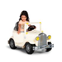 Carrinho de Passeio e Pedal - Calhambek - Branco - Calesita
