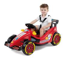 Carrinho De Passeio E Pedal Infantil Calesita F25 Vermelho