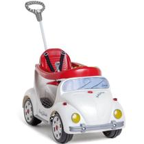Carrinho de Passeio E Pedal Infantil Fouks Branco C/ Cinto - Calesita Carrinho de Passeio E Pedal Infantil Fouks Branco C/ Cinto - Calesita