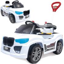 Carrinho de Passeio e Pedal Infantil Mini Carro Maral BM Car Modelo:Branco