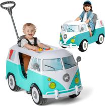 Carrinho de Passeio e Pedal para Bebe Calesita Kombina Verde