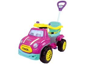 Carrinho de Passeio e Pedal para Bebe Maral Sport Car Rosa