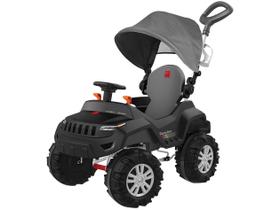 Carrinho de Passeio e Pedal - SuperJipe Reclinável com Capota - Preto - Bandeirante
