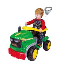 Carrinho de Passeio e Pedal Tractor Agro Maral Verde