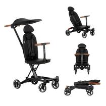 Carrinho de Passeio Evolur Cruise Rider - Leve e com Canopy Noir Black