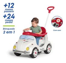 Carrinho De Passeio Fusca Fouks Infantil Pedal Motoca Protetor Branco Carrinho De Passeio Fusca Fouks Infantil Pedal Motoca Protetor Branco