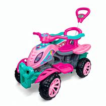 Carrinho De Passeio Infantil Andador Quadriciclo Com Empurrador E Pedal Carrinho De Passeio Infantil Andador Quadriciclo Com Empurrador E Pedal