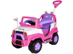 Carrinho de Passeio Infantil Calesita DIIPI c/ Pedal - Rosa