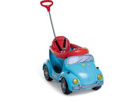 Carrinho de Passeio Infantil Calesita Fousks Fusca Azul 998