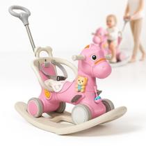 Carrinho de Passeio Infantil Cavalinho 3 em 1 Empurrador Balanço Andador Presente Para Bebe Criança Carrinho de Passeio Infantil Cavalinho 3 em 1 Empurrador Balanço Andador Presente Para Bebe Criança