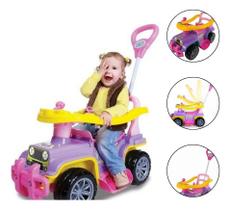 Carrinho De Passeio Infantil Com Empurrador Bebe Jip Jip Menina