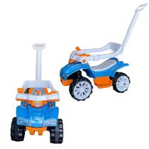 Carrinho de Passeio Infantil com Empurrador Quadriciclo Menino Azul - Lugo