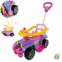 Carrinho de Passeio Infantil com Haste Guia e Anel de Proteção para Menina Jip Jip